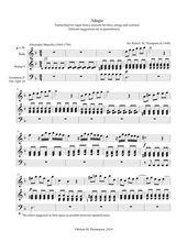 Adagio In D Minor For Organ