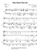 How Great Thou Art Duet For Soprano And Tenor Solo Piano Accompaniment