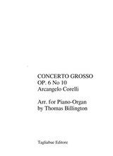 Concerto Grosso Op 6 No 10 Corelli Arr For Piano Organ