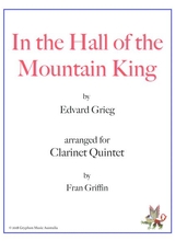 In The Hall Of The Mountain King Arranged For Clarinet Quintet