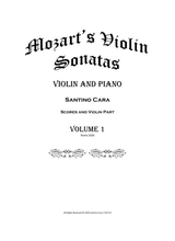 Mozart 14 Violin Sonatas Book 1 For Violin And Piano Scores And Part