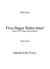 Five Finger Waltz Time Piano Duet Four Hands