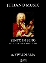 Sento In Seno Piano Reduction With Lyrics A Vivaldi