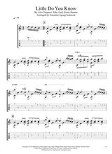 Little Do You Know Solo Guitar Tablature