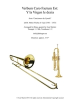 Verbum Caro Factum Est For Brass Quartet