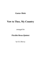 Vow To Thee My Country Flexible Brass Quintet