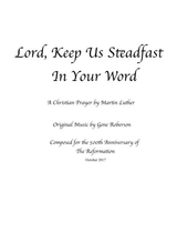 Lord Keep Us Steadfast In Your Word
