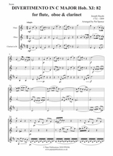 Haydn Divertimento In C Major Hob Xi 82 For Flute Oboe Clarinet