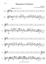 Bergamasca Variations For Violin And Guitar
