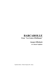 Barcarolle From Les Contes D Hoffmann Arr For Piano Organ