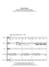 Maria Maria For String Orchestra Score And Parts
