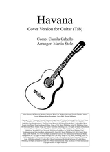 Havana Cover Version For Guitar Tab