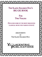 The Slapin Solomon Duos Big Gig Book For Two Violins