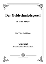Schubert Der Goldschmiedsgesellc In E Flat Major D 560 For Voice And Piano