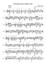 Sonatina For Solo Violin