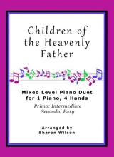 Children Of The Heavenly Father Easy Piano Duet 1 Piano 4 Hands