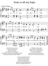 Jesus Is All My Hope A New Tune To A Wonderful William Williams Hymn