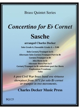 Concertino For Eb Cornet For Brass Quintet