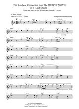 The Rainbow Connection Lead Sheet In F Alto Saxophone Solo