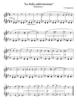 Tchaikovsky Sleeping Beauty Very Easy Piano 4 Hands