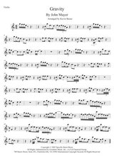 Gravity Violin Easy Key Of C