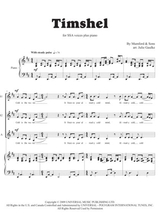 Timshel Mumford Sons For SSA Trio Plus Piano