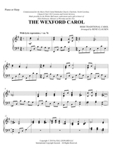 The Wexford Carol Arr Rene Clausen Harp
