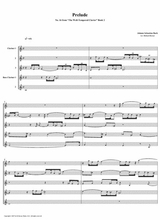 Prelude 16 From Well Tempered Clavier Book 2 Clarinet Quintet