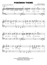 Pokmon Theme Easy Piano Version