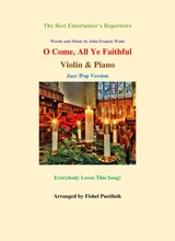 O Come All Ye Faithful Piano Background For Violin And Piano