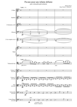 Ravel Pavane Pour Une Infante Dfunte Cello Et Orchestre