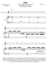 Beyonce Halo For Bass Clarinet Piano