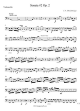 Sonata 2 Op 2 For String Quartet