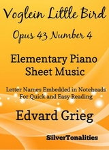 Voglein Little Bird Opus 43 Number 4 Elementary Piano Sheet Music
