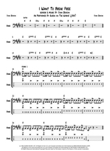 I Want To Break Free Bass Transcription With Tab