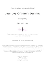 Jesu Joy Of Mans Desiring