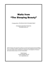 Sleeping Beauty Waltz Tchaikovsky Lead Sheet Key Of Bb