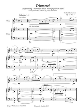 Schumann Trumerei Op 15 No 7 For Oboe Piano