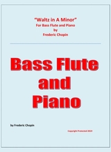 Waltz In A Minor Bass Flute And Piano Chamber Music