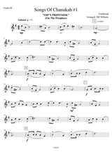Songs Of Chanukah 1 Violin 3