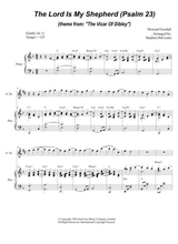 Psalm 23 Theme From The Vicar Of Dibley For Alto Saxophone And Piano