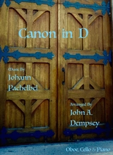 Canon In D Trio For Oboe Cello And Piano