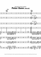 Peter Gunn Vocal With Small Band 3 Horns Key Of F
