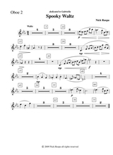 Spooky Waltz From Three Dances For Halloween Oboe 2 Part