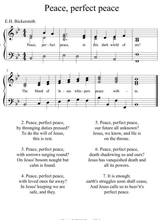 Peace Perfect Peace A New Tune To A Wonderful Old Hymn