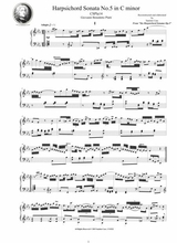 Platti Harpsichord Or Piano Sonata No 5 In C Minor Op 4 Cspla14