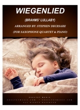 Wiegenlied Brahms Lullaby For Saxophone Quartet And Piano