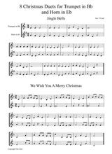 8 Christmas Duets For Trumpet And Eb Horn