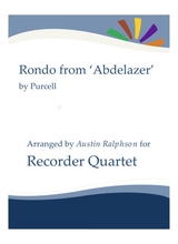 Rondo From The Abdelazer Suite Recorder Quartet