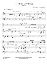 Mothers Day Song SATB